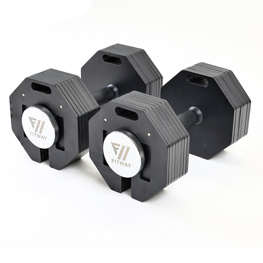 FITWAY 80lb Adj. Dumbbell Pr.